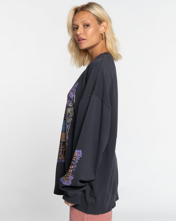 Felpa Oversize Donna Billabong Ride In