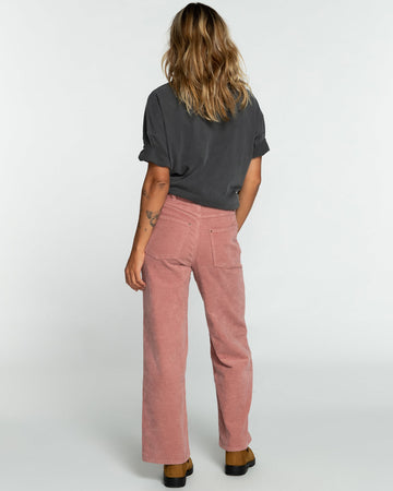 Pantaloni Velluto Donna Billabong Gold Cord