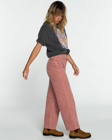 Pantaloni Velluto Donna Billabong Gold Cord