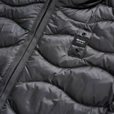 Blauer piumino grigio antracite Camelia 25WBLDC03095