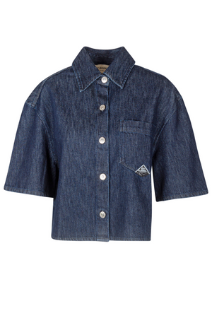 Roy Roger's Roy Rogers - Camicia - 450874 - Denim scuro da donna