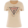 Guess t-shirt beige logo triangolo W5YI13J1314G1L7