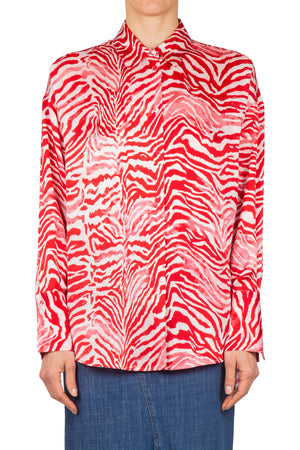 ATTIC &amp; BARN Attic &amp; Barn - Camicia - 451128 - Rosa/Rosso da donna