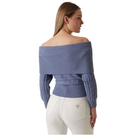 Guess maglione a trecce scollo Bardot W5BR55Z2ZK2G7HZ