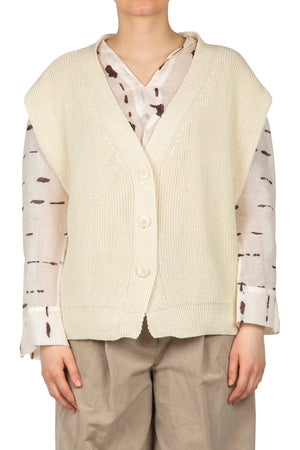 LA FEMME BLANCHE La Femme Blanche - Gilet - 451435 - Vaniglia da donna