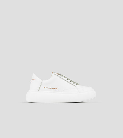 ALEXANDER SMITH Sneakers Donna art. Eco-Greenwich woman white light green