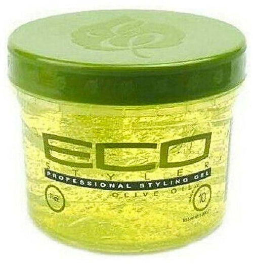 Eco Professional Styling Gel Olive Oil 355ml Gel Professionale per Styling Dei Capelli All'olio D'oliva