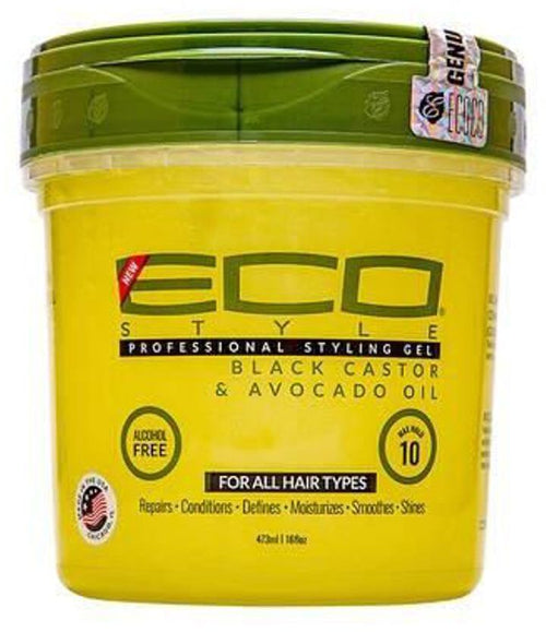 ECO STYLER STYLING GEL PER CAPELLI BLACK CASTOR & AVOCADO OIL 236 ML