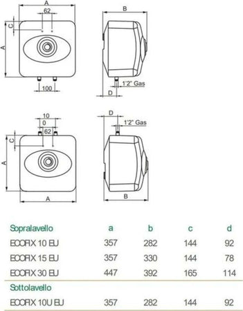 Ecofix-10-Litri-Scaldacqua-Elettrico