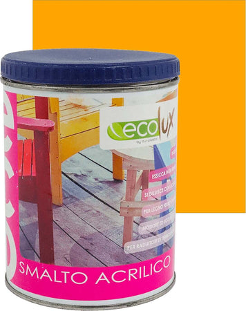 Ecolux Smalto Ecologico Satinato Acrilico Ad Acqua Inodore Per Interno Ed Esterno Giardino e giardinaggio/Piscine vasche idromassaggio e accessori/Vernici e guarnizioni/Vernici e smalti Ogomondo - Martina Franca, Commerciovirtuoso.it