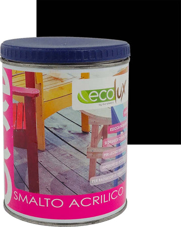 Ecolux Smalto Ecologico Satinato Acrilico Ad Acqua Inodore Per Interno Ed Esterno Giardino e giardinaggio/Piscine vasche idromassaggio e accessori/Vernici e guarnizioni/Vernici e smalti Ogomondo - Martina Franca, Commerciovirtuoso.it