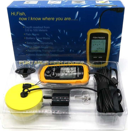 ECOSCANDAGLIO SONAR SONDA PORTATILE PESCA ACQUA DOLCE SALATA CERCA PESCI Sport e tempo libero/Caccia e Pesca/Pesca/Accessori/Attrezzatura da pesca Trade Shop italia - Napoli, Commerciovirtuoso.it