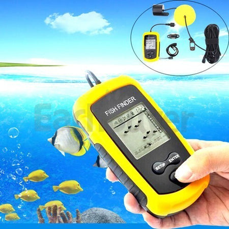 ECOSCANDAGLIO SONAR SONDA PORTATILE PESCA ACQUA DOLCE SALATA CERCA PESCI Sport e tempo libero/Caccia e Pesca/Pesca/Accessori/Attrezzatura da pesca Trade Shop italia - Napoli, Commerciovirtuoso.it