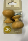 ECOSI'---FINALE-PER-BASTONI-DIAMETRO-20MM-IN-LEGNO-NATURALE-ROTONDO