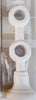 ECOSI'---SUPPORTO-DOPPIO-CHIUSO-PER-BASTONI-D.-20-IN-LEGNO-BIANCO***
