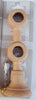 ECOSI'---SUPPORTO-DOPPIO-CHIUSO-PER-BASTONI-D.-20-IN-LEGNO-NATURALE***