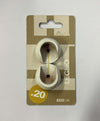 ECOSI'---SUPPORTO-PER-BASTONI-DIAMETRO-20MM-IN-LEGNO-BIANCO-2PZ