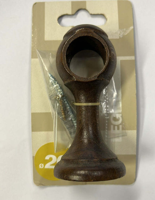 ECOSI'---SUPPORTO-PER-BASTONI-DIAMETRO-20MM-IN-LEGNO-DI-NOCE