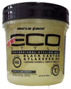 ECOSTYLER STYLING GEL BLACK CASTOR & FLAXSEED OIL 16oz (473ML) PER CAPELLI .