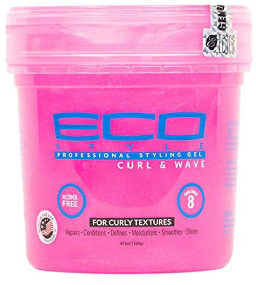 EcoStyler Styling Gel Curl & Wave Pink 16 oz