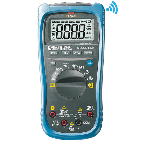 Multimetro Digitale con Connessione Bluetooth 4000 Counts CLOGIC5900CBINT