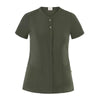 Casacca Anita Verde Militare Casacca Donna Manica Corta Estetica Medicale Acconciature