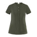 Casacca Anita Verde Militare Casacca Donna Manica Corta Estetica Medicale Acconciature