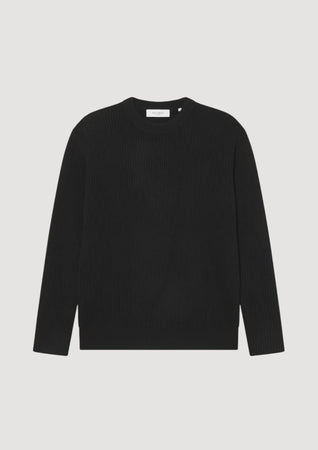 LES DEUX Eddie Wool Rib Crewneck Knit da uomo