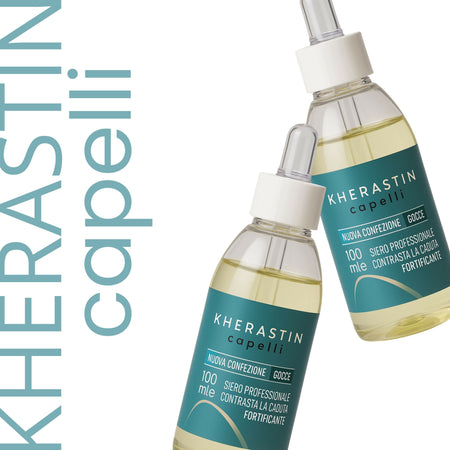 Kerastin Gocce – Siero Naturale per Capelli – Fortificante e Anticaduta Extra Forte – Stimola la Crescita e Infoltisce – Integratore Liquido 100ml – AlohaLabs