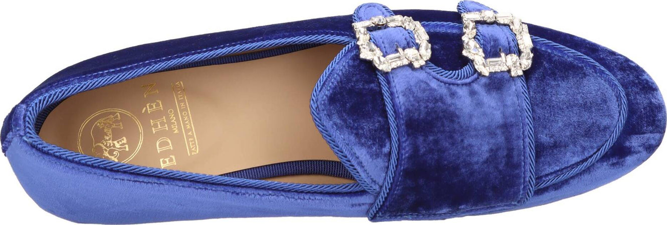 EDHEN-Scarpe-basse-Blu-da-donna