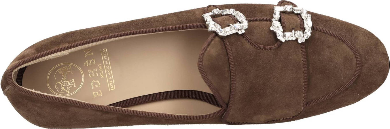 EDHEN-Scarpe-basse-Marrone-da-donna