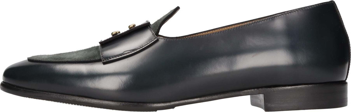 EDHEN-Scarpe-basse-Verde-da-uomo