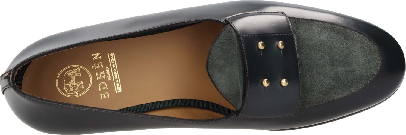 EDHEN-Scarpe-basse-Verde-da-uomo