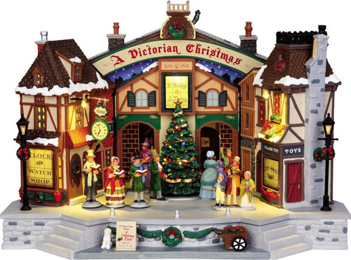 Edificio sonoro con personaggi che cantano per villaggio di Natale in procellana Casa e cucina/Decorazioni per interni/Addobbi e decorazioni per ricorrenze/Decorazioni natalizie/Oggettistica MagiediNatale.it - Altamura, Commerciovirtuoso.it