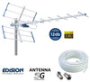 Antenna Digitale Terrestre Banda UHF CH 21-48 con Filtro 5G LTE EDISION YAGI 12db