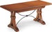 EDISON---tavolo-da-pranzo-allungabile-in-legno-massello-100x180/225/270/315/360-con-decoro-in-ferro-Tinta-noce-Milani-Home