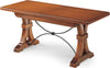EDISON---tavolo-da-pranzo-allungabile-in-legno-massello-85x180/225/270/315/360-con-decoro-in-ferro-Tinta-noce-Milani-Home