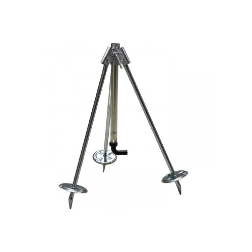 Treppiede zincato completo di raccordo porta tubo ideale per irrigazione con attacco 11/4 M