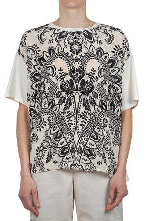 WEEKEND MAXMARA Weekend MaxMara - T-shirt - 450457 - Panna/Nero da donna