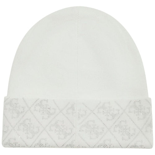 Guess berretto bianco con strass NORA 4G W5BZ20Z2NQ2G011