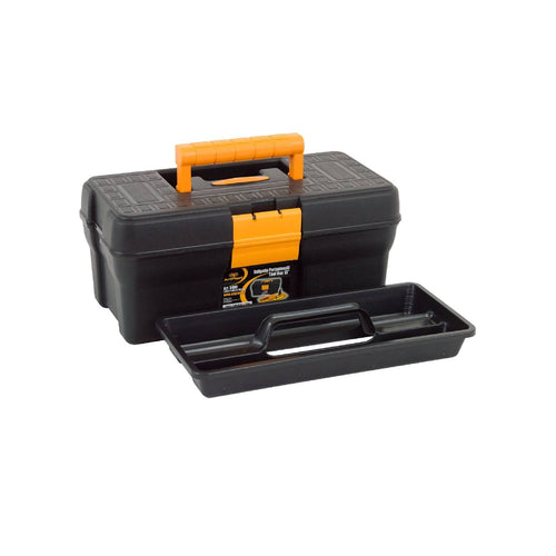 Cassetta porta attrezzi realizzata con maniglia a scomparsa e vaschetta interna