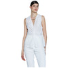 Relish blusa bianca con collana COLLEC RCP2503445003 Camicie Relish