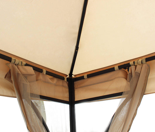 EFFIGIES---gazebo-da-giardino-3x3-in-metallo-completo-di-zanzariere-Antracite-Milani-Home