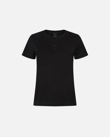 Pinko BUSSOLOTTO T-SHIRT JERSEY PATCH FW25 da donna