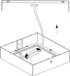 EGLO---FARETTO-LED-FUEVA-1-BIANCO-1200LM-10,88W-170X170MM