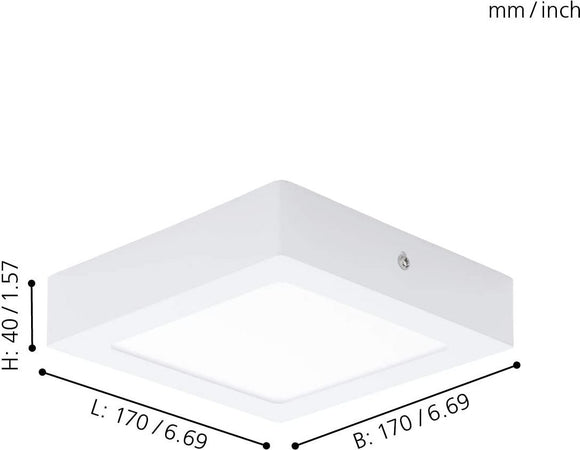 EGLO---FARETTO-LED-FUEVA-1-BIANCO-1200LM-10,88W-170X170MM