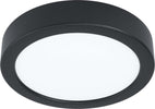 EGLO---PLAFONIERA-FUEVA-5-A-LED-IN-METALLO-NERO-12W-WARM-WHITE-160-MM