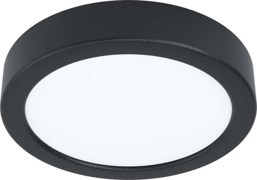 EGLO---PLAFONIERA-FUEVA-5-LED-IN-METALLO-NERO-12W-NEUTRAL-WHITE-160-MM