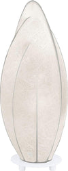 Eglo-91886---Lampada-da-tavolo-in-acciaio-bianco-con-paralume-Cocoon,-modello:-Tozza,-1-x-max-60W,-attacco-E27-(lampadina-non-inclusa),