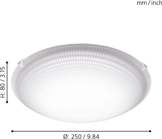 EGLO-STYLE-COLLECTION---PLAFONIERA-LED-MAGITTA1-DIAM.-25CM-8,2W-BIANCO